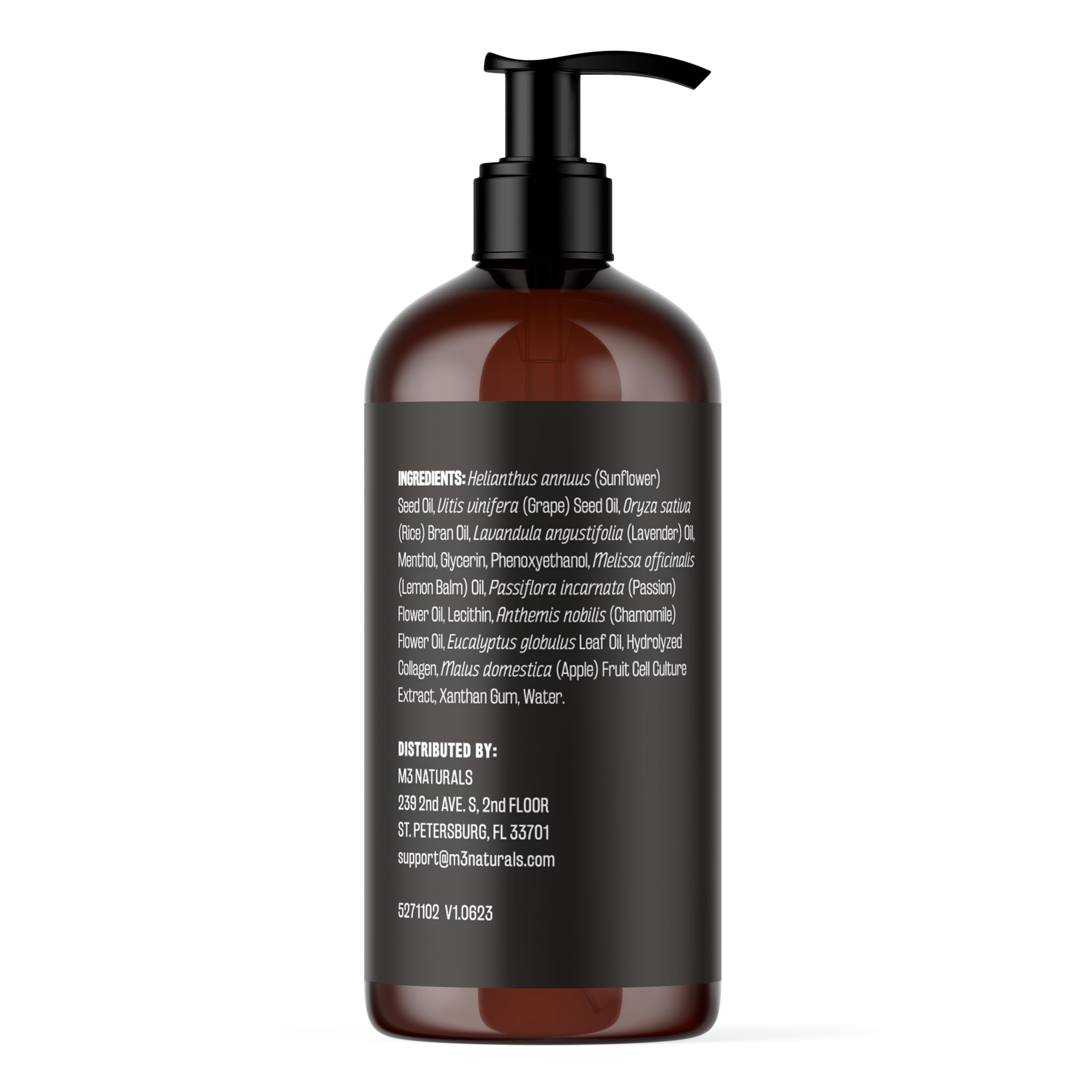 Foto 3 pulgar | Aceite De Masaje M3 Naturals Lavender Con Colágeno Y Células Madre - Venta Internacional.