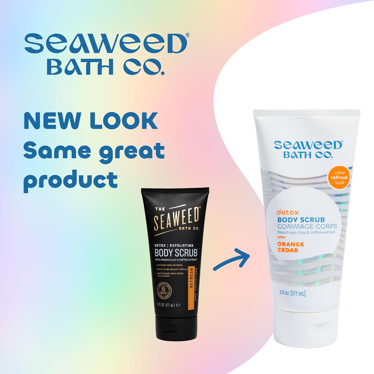 Foto 3 pulgar | Exfoliante Corporal Seaweed Bath Co. Detox  Aroma A Naranja Y Cedro  180 Ml - Venta Internacional.