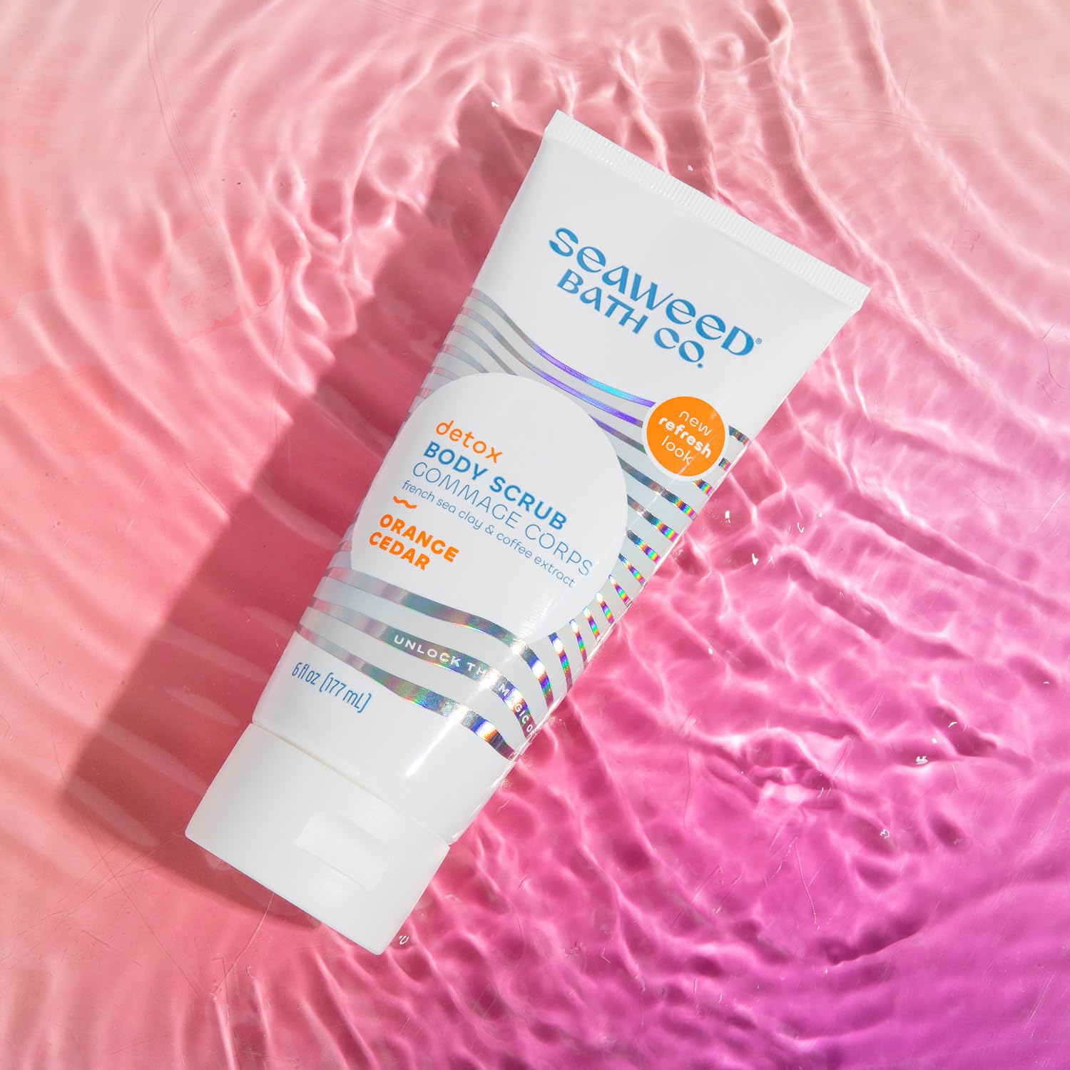 Foto 7 pulgar | Exfoliante Corporal Seaweed Bath Co. Detox  Aroma A Naranja Y Cedro  180 Ml - Venta Internacional.