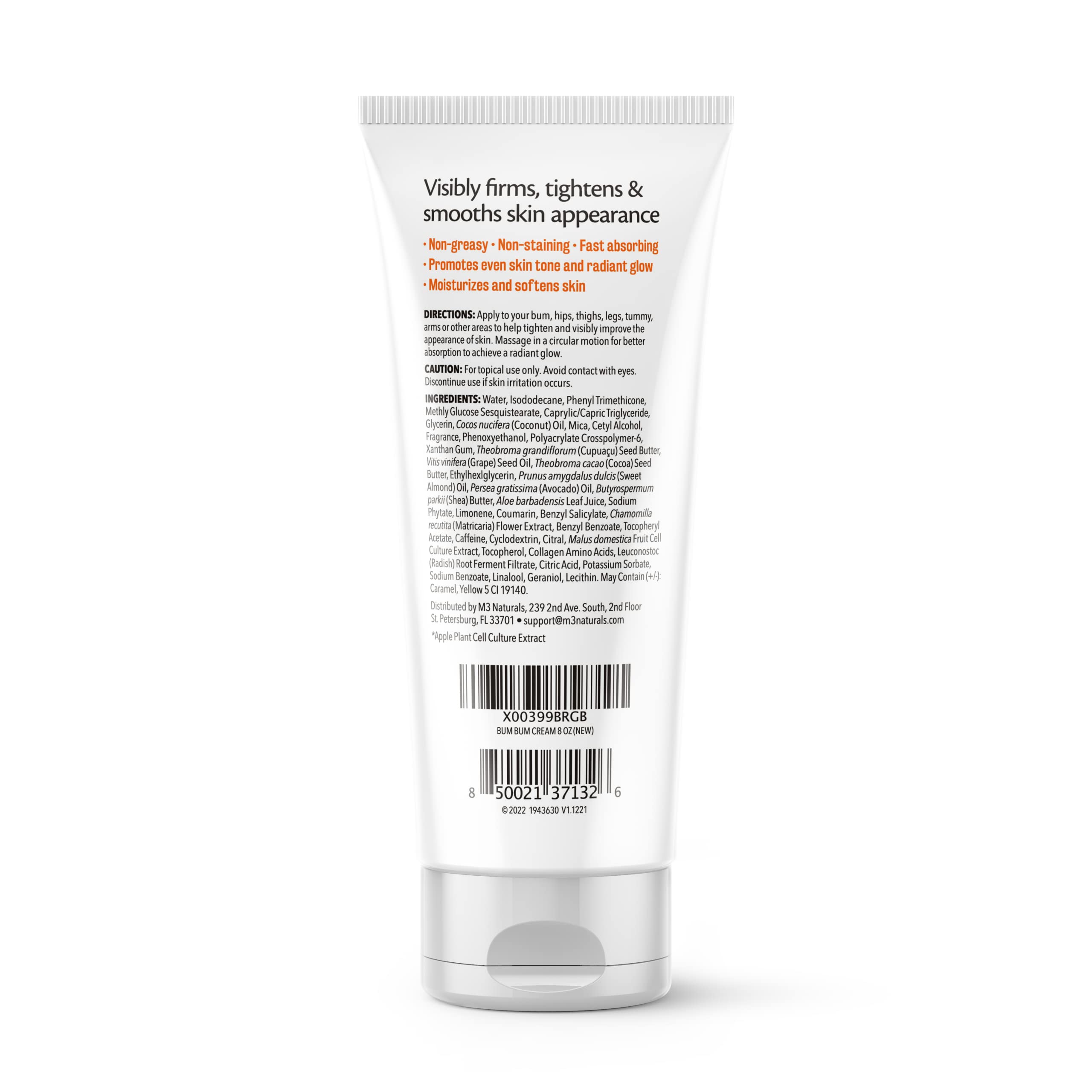 Foto 3 pulgar | Crema Para El Cuidado De La Piel M3 Naturals Bum Con Aroma A Limón Y Vainilla  240 Ml - Venta Internacional.