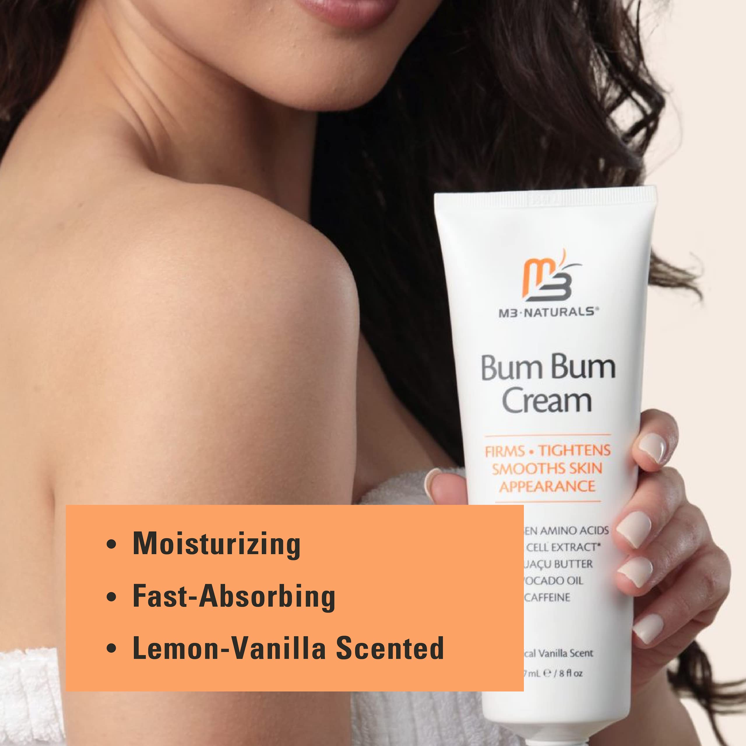 Foto 5 pulgar | Crema Para El Cuidado De La Piel M3 Naturals Bum Con Aroma A Limón Y Vainilla  240 Ml - Venta Internacional.
