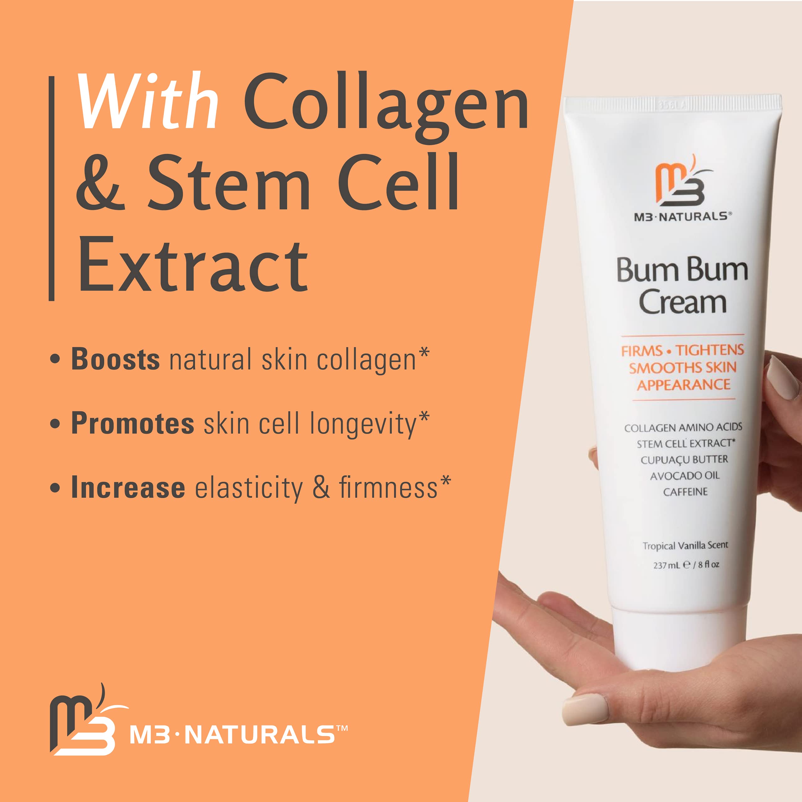 Foto 7 | Crema Para El Cuidado De La Piel M3 Naturals Bum Con Aroma A Limón Y Vainilla  240 Ml - Venta Internacional.