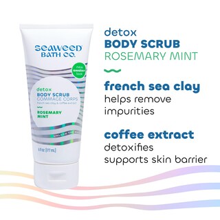 Foto 5 | Exfoliante Corporal Seaweed Bath Co. Fragancia Desintoxicante De Romero Y Menta 180 Ml - Venta Internacional.