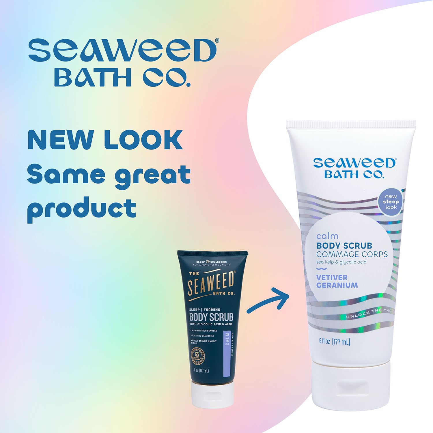 Foto 3 pulgar | Exfoliante Corporal Seaweed Bath Co. Calm Vetiver Geranio 180 Ml - Venta Internacional.
