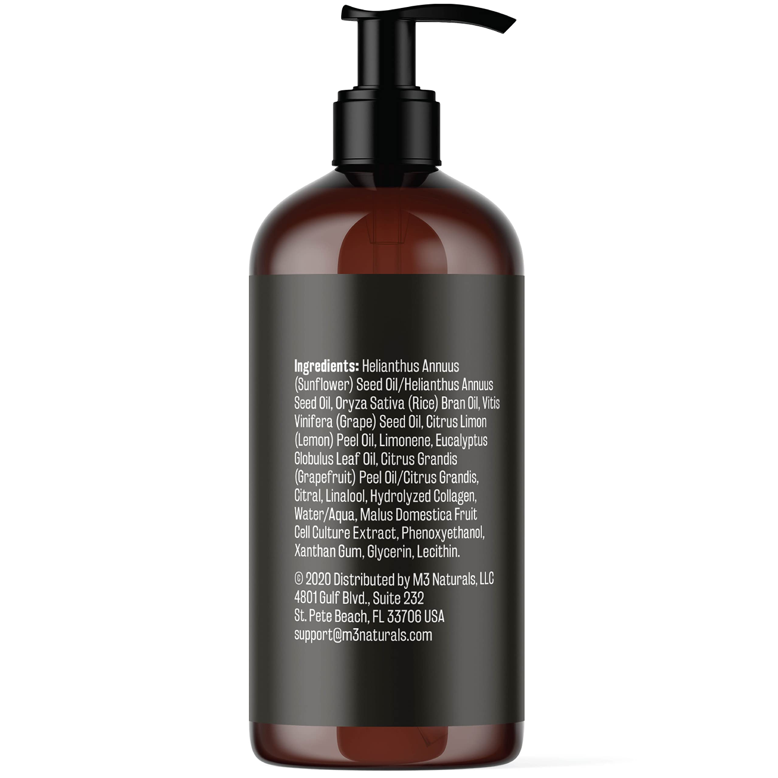 Foto 3 pulgar | Aceite De Masaje M3 Naturals Anticelulítico Con Células Madre De Colágeno 240 Ml - Venta Internacional.