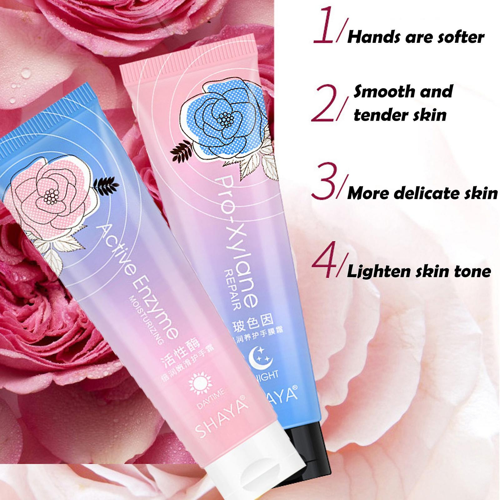 Foto 3 pulgar | Crema De Manos Huoguo De Mantenimiento Diurno Y Nocturno 40 Ml X 2 - Venta Internacional.