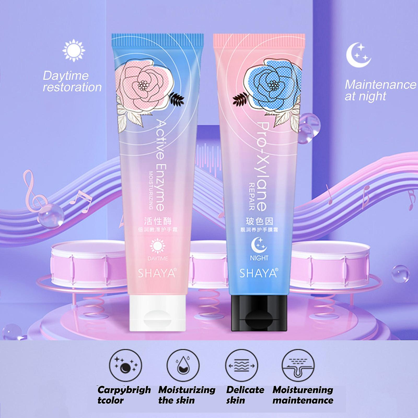 Foto 4 pulgar | Crema De Manos Huoguo De Mantenimiento Diurno Y Nocturno 40 Ml X 2 - Venta Internacional.
