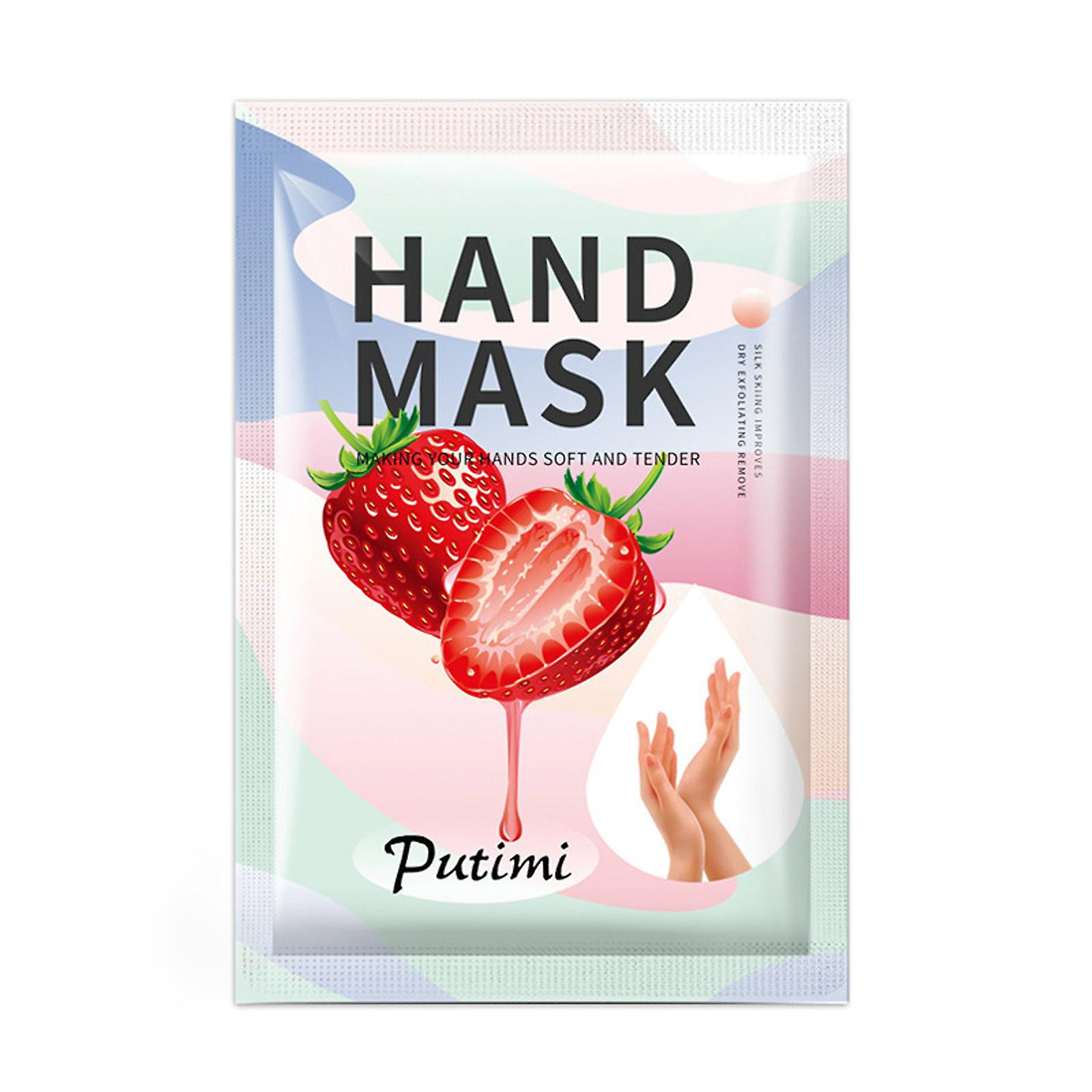 Foto 2 pulgar | Mascarilla De Manos Huoguo Fresa Cutin  Callos De Piel Muerta  30 Ml - Venta Internacional.