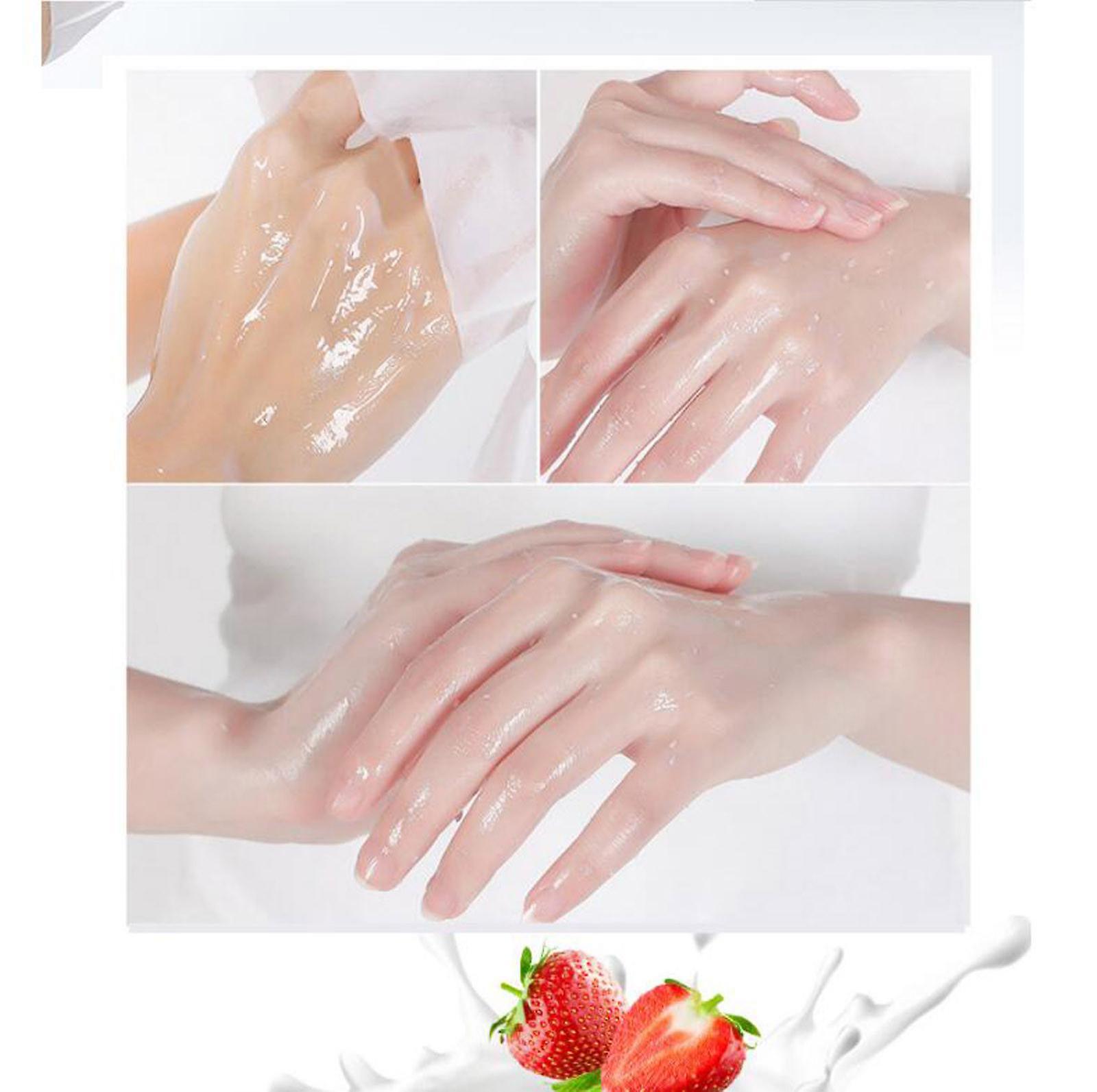 Foto 3 pulgar | Mascarilla De Manos Huoguo Fresa Cutin  Callos De Piel Muerta  30 Ml - Venta Internacional.
