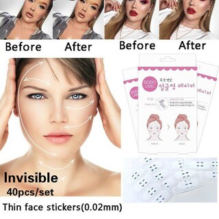 Foto 2 | Set De Pegatinas Faciales Huoguo Thin Invisible Lift Makeup (40 Unidades) - Venta Internacional.