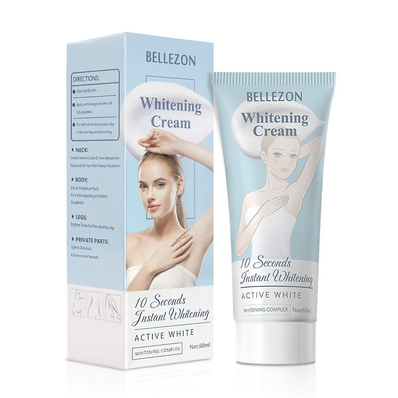 Foto 4 pulgar | Crema Blanqueadora Bellezon Instant 10 Seconds 60 Ml (2 Unidades) - Venta Internacional.