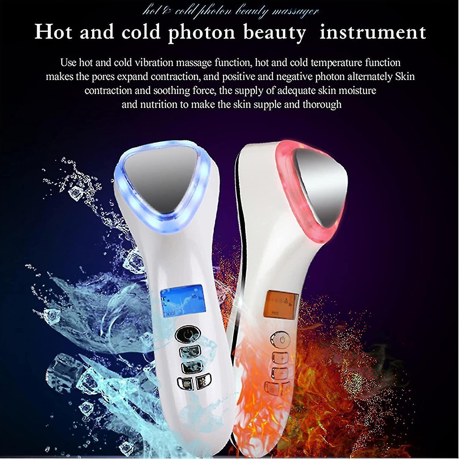 Foto 2 | Limpiadores Faciales Huoguo Led Cuidado Facial Frío Y Caliente - Venta Internacional.