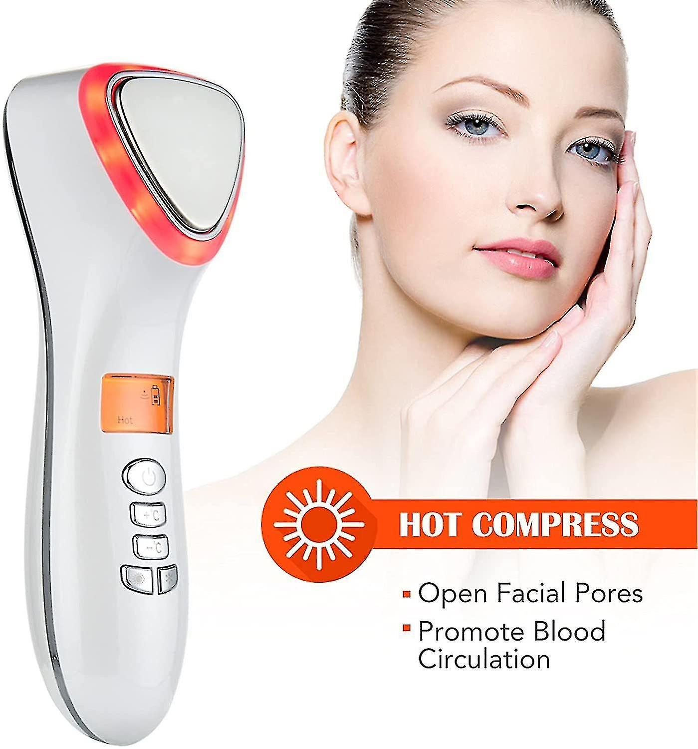 Foto 3 | Limpiadores Faciales Huoguo Led Cuidado Facial Frío Y Caliente - Venta Internacional.