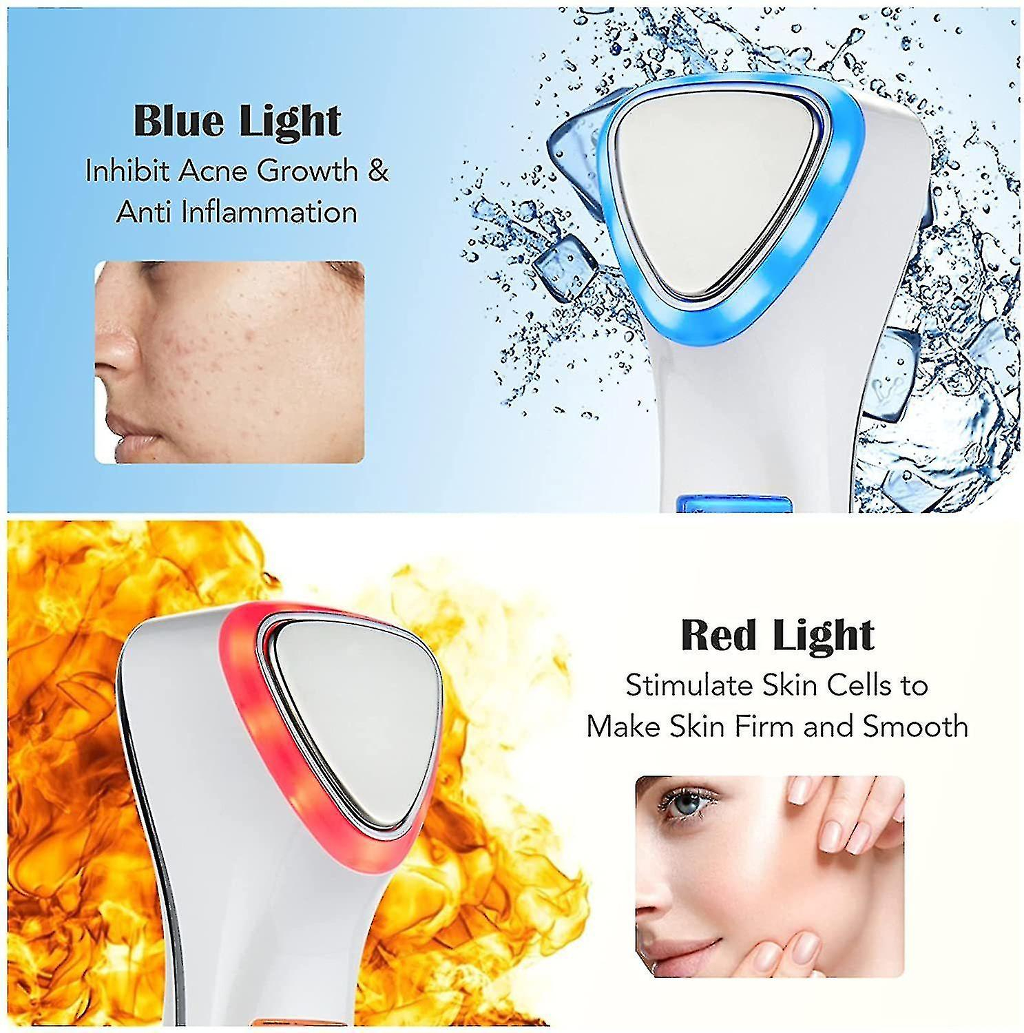 Foto 6 pulgar | Limpiadores Faciales Huoguo Led Cuidado Facial Frío Y Caliente - Venta Internacional.