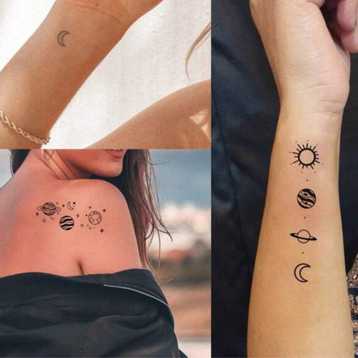 Foto 8 pulgar | +100 Tatuajes Temporales Minis P/ Dedos Cara Cuello Manos