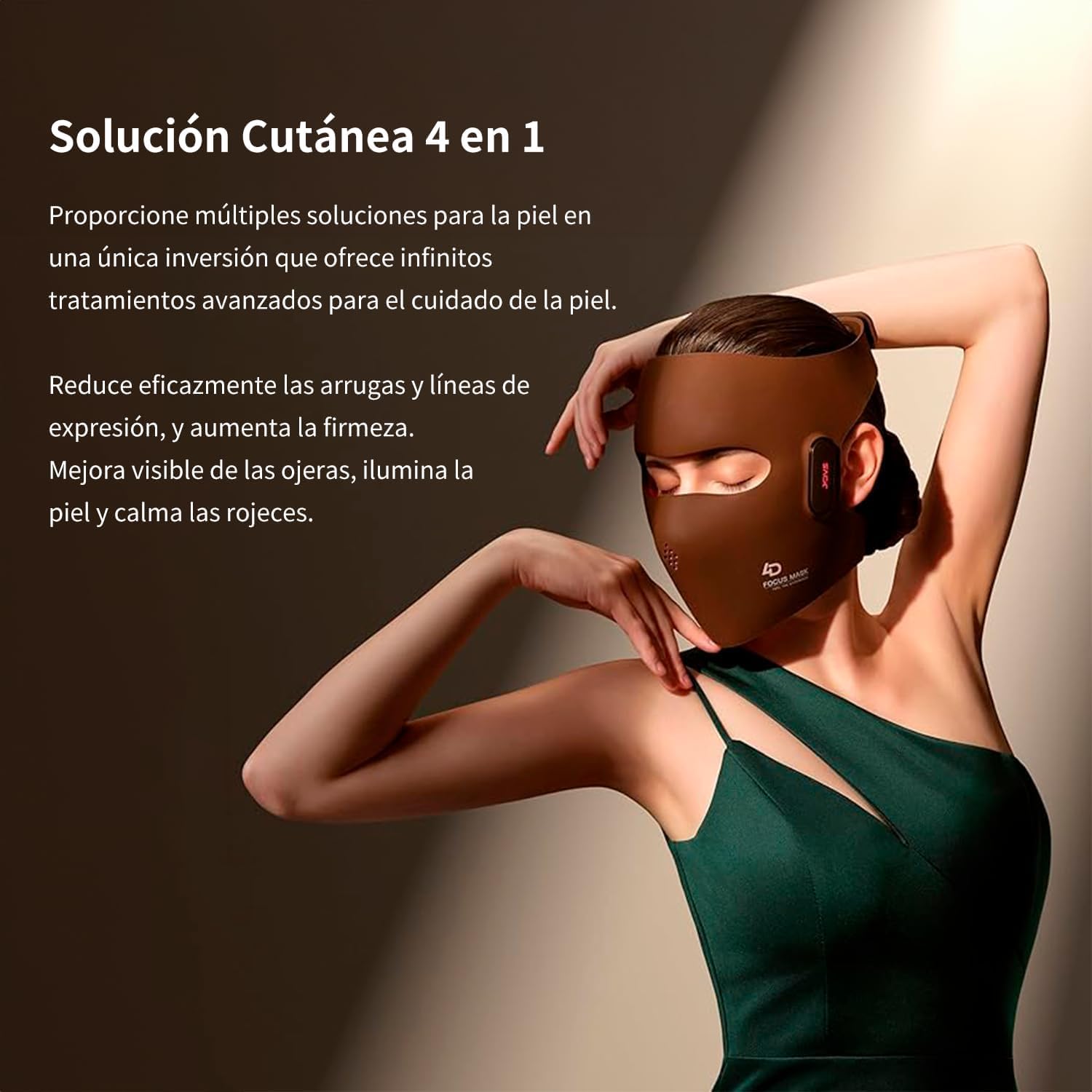 Foto 6 pulgar | Máscara Facial Luz Láser 4d