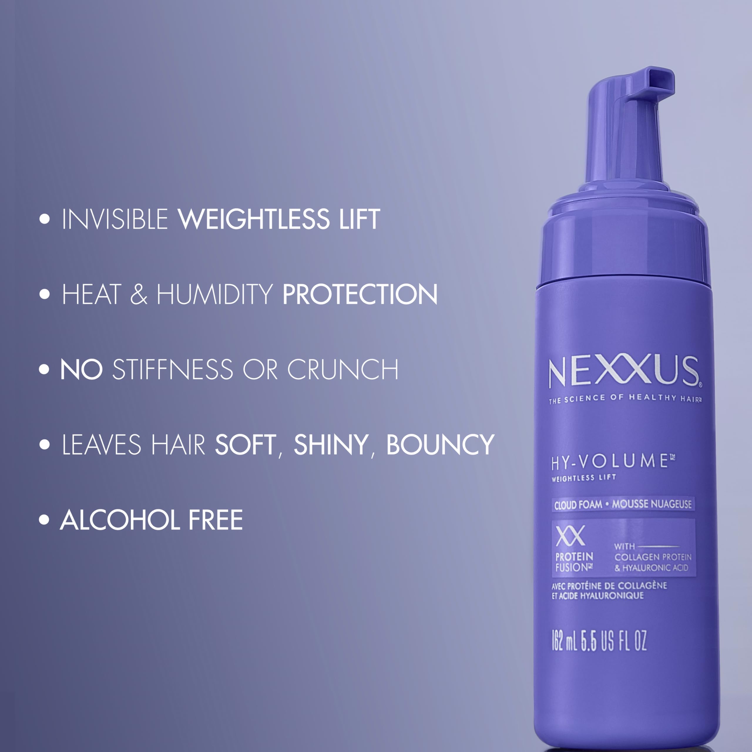 Foto 4 pulgar | Tratamiento De Espuma Nexxus Hy-volume Weightless Lift 160 Ml - Venta Internacional.