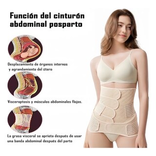 Foto 2 | Faja Maternidad 2 En 1 Postparto Talla L Eo Safe Imports Esi-21164 Beige