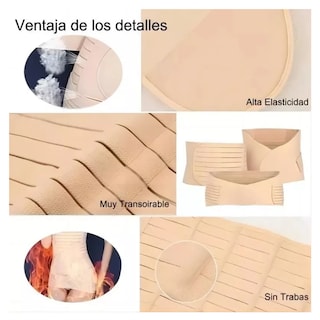 Foto 4 | Faja Maternidad 2 En 1 Postparto Talla L Eo Safe Imports Esi-21164 Beige