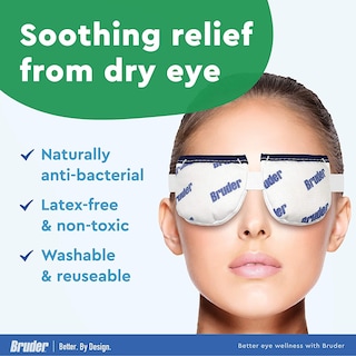 Foto 4 | Compresa Para Ojos Moist Heat Bruder De Acción Rápida Alivia Los Ojos Secos - Venta Internacional.