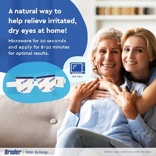 Foto 6 | Compresa Para Ojos Moist Heat Bruder De Acción Rápida Alivia Los Ojos Secos - Venta Internacional.