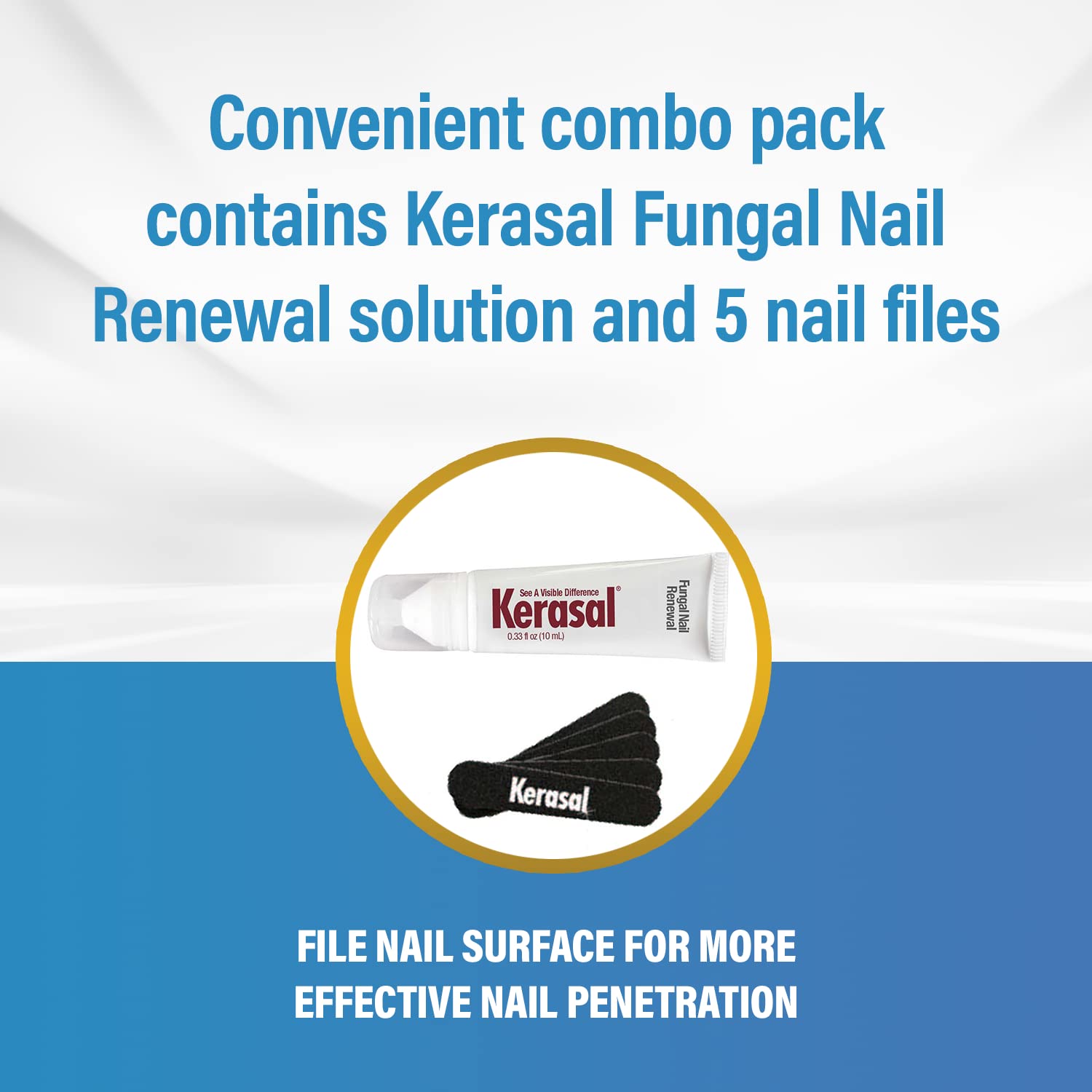 Foto 5 pulgar | Paquete Combinado De Renovación De Uñas Kerasal Con 5 Limas De 10 Ml - Venta Internacional.