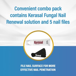 Foto 4 | Paquete Combinado De Renovación De Uñas Kerasal Con 5 Limas De 10 Ml - Venta Internacional.