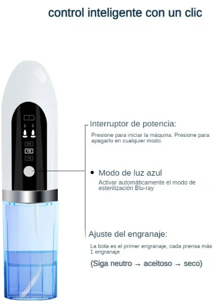 Foto 4 | Xtellar Limpiador Facial Premium Con Tecnología Usb Para Eliminación De Espinillas Y Acné