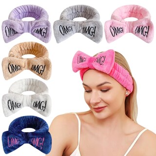 Foto 2 | 3 Diademas Para Spa Con Moño Omg Suave Peluche Banda Cabello