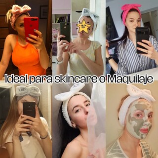 Foto 3 | 3 Diademas Para Spa Con Moño Omg Suave Peluche Banda Cabello