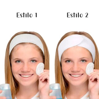 Foto 7 | 6 Diadema Suave Con Velcro Lavable Para Spa Maquillaje
