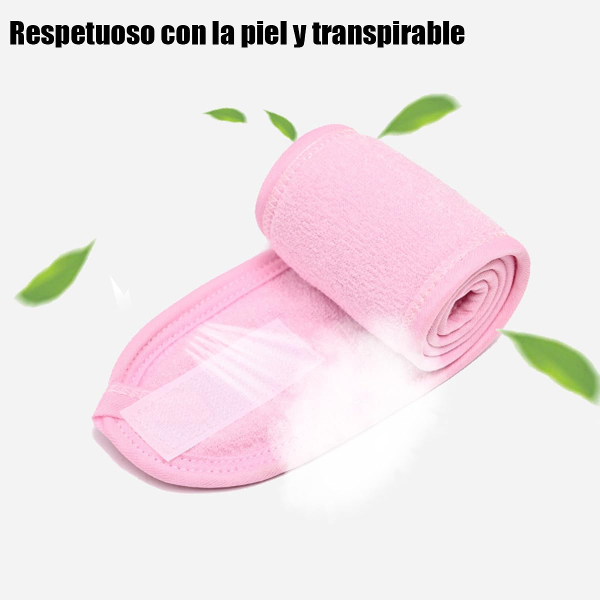 Foto 5 | 4 Set Banda Diadema Velcro De Spa Con Muñequeras Limpieza Facial