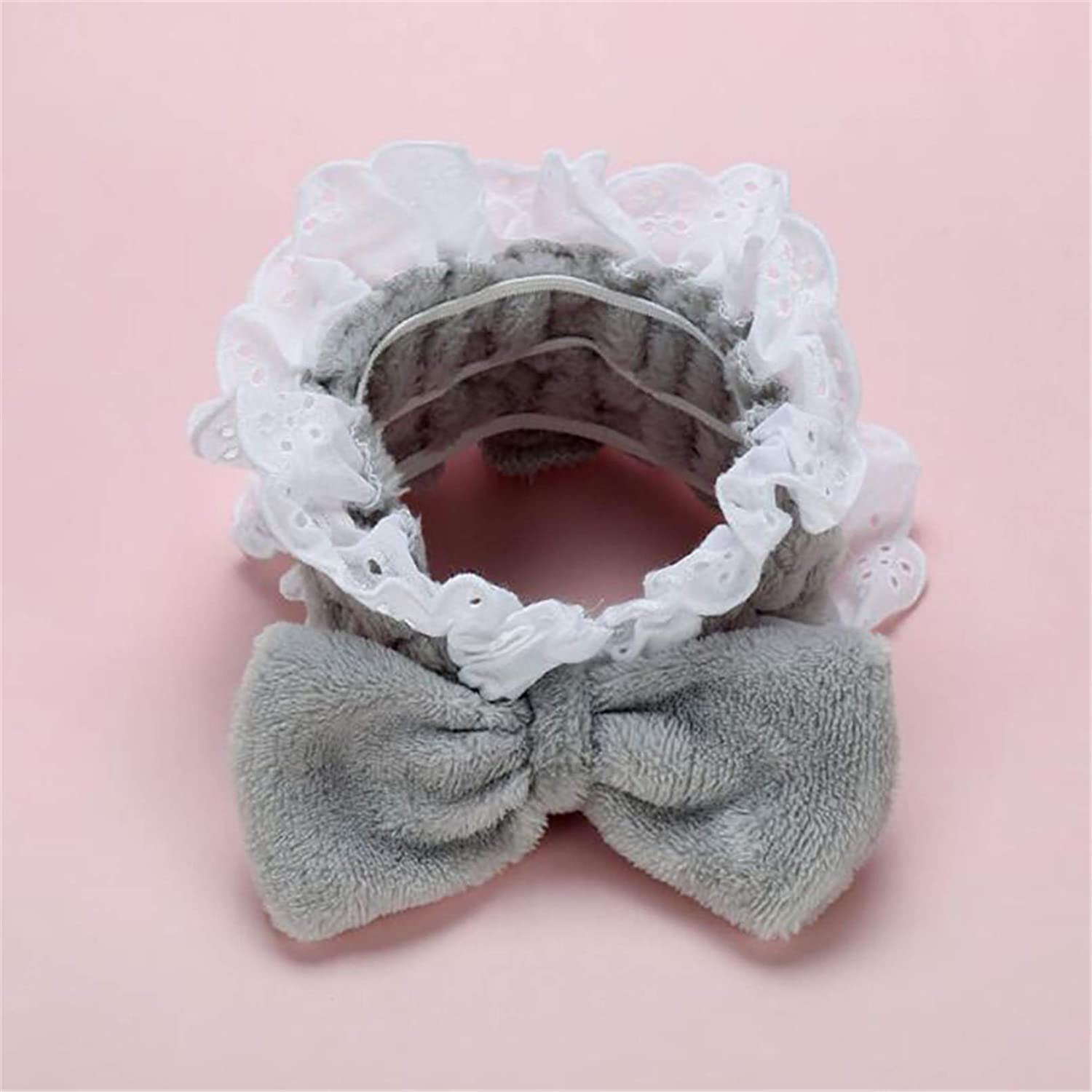 Foto 4 pulgar | Diadema Huoguo En La Parte Superior Con Lazo Con Decoración De Encaje  Felpa Elástica - Venta Internacional.