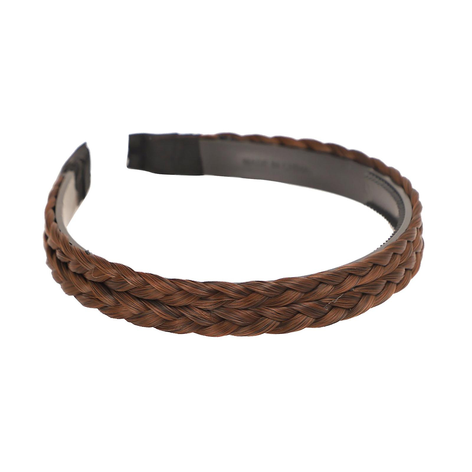 Foto 3 pulgar | Diadema Huoguo De Doble Trenza Con Peluca De Pez De Seda De Alta Temperatura - Venta Internacional.