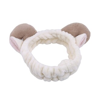 Foto 1 | Diadema Para El Pelo Huoguo Soft Coral Fleece Shofar Para Maquillaje Color Blanco - Venta Internacional.