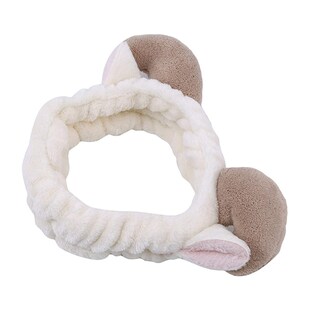 Foto 3 | Diadema Para El Pelo Huoguo Soft Coral Fleece Shofar Para Maquillaje Color Blanco - Venta Internacional.