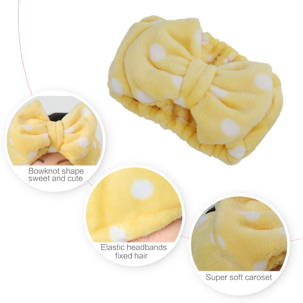 Foto 4 pulgar | Diadema Huoguo Sweet Super Soft Caroset Con Lunares Lavados - Venta Internacional.