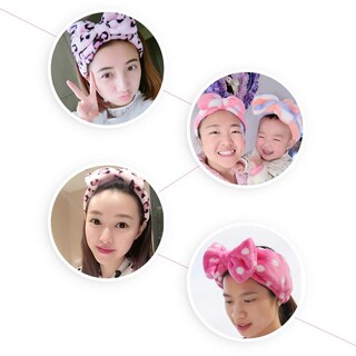 Foto 2 | Diadema Huoguo Sweet Super Soft Caroset Con Lunares Lavados - Venta Internacional.