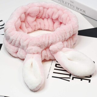 Foto 4 | Diadema Huoguo Con Forma De Conejito De Franela Suave A La Moda Para Mujer - Venta Internacional.