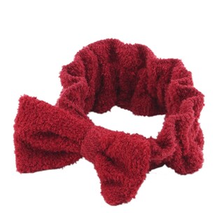 Foto 2 | Diadema Huoguo Soft Top Bowknot Elastic Maquillaje Tinto - Venta Internacional.