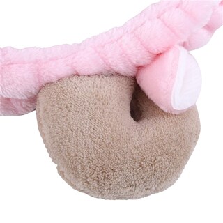Foto 4 | Diadema Huoguo Soft Coral Fleece Shofar Para Maquillaje Rosa - Venta Internacional.