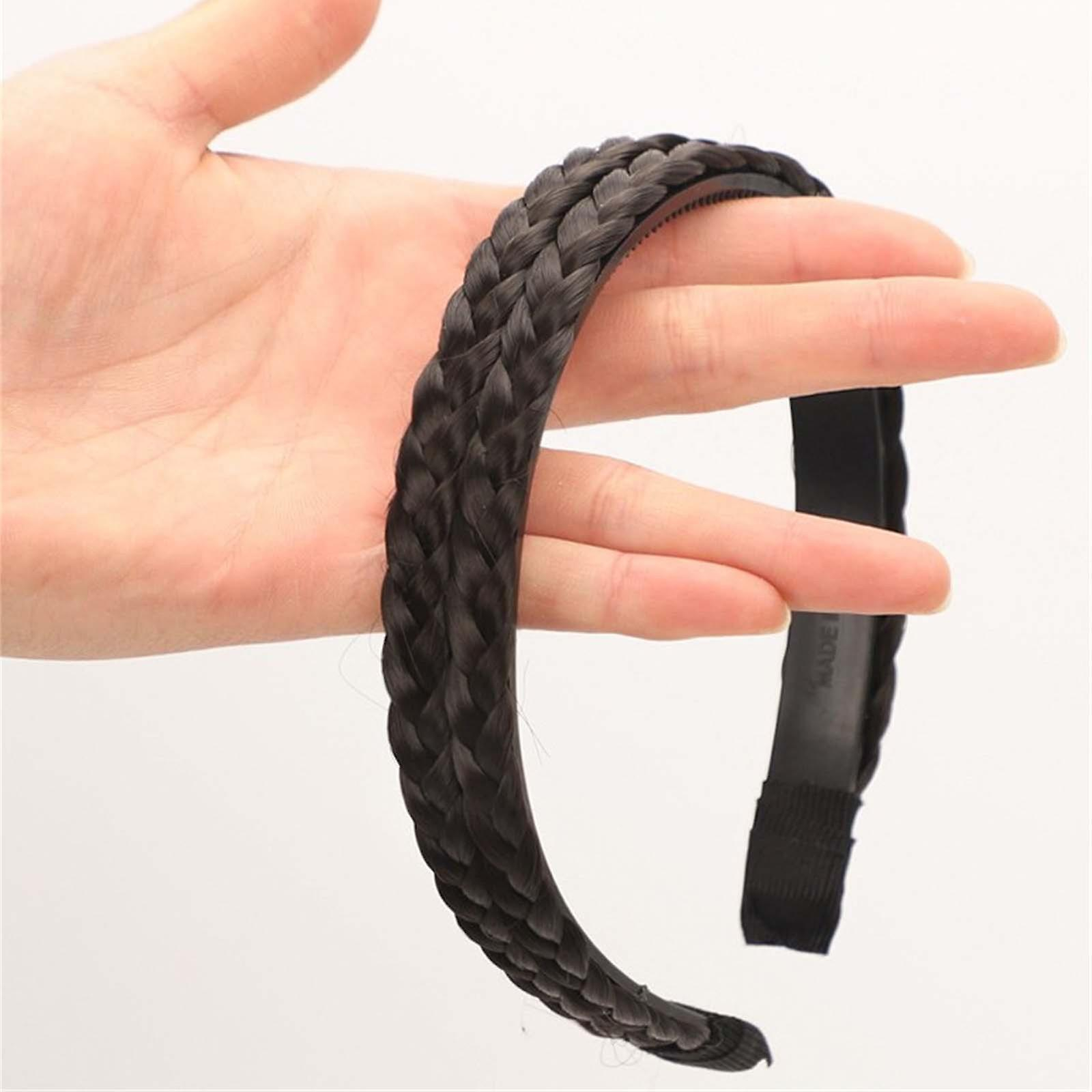 Foto 2 pulgar | Diadema Huoguo De Doble Trenza Con Peluca De Pez De Seda De Alta Temperatura - Venta Internacional.