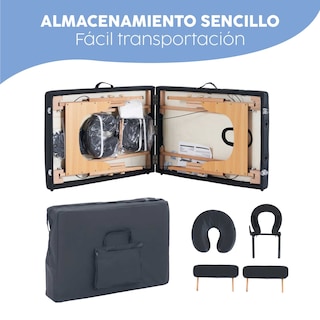 Foto 6 | Cama Profesional para Masaje X-Pros XPS-CMTT01BK-PRO Negra