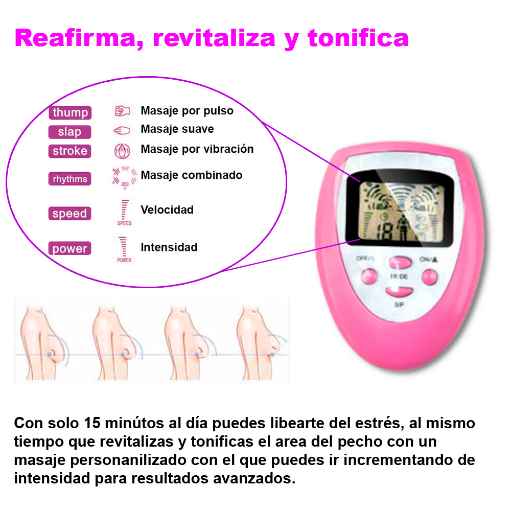 Foto 3 pulgar | Electro Estimulador Pecho Vak Masajeador Ems Tonificador