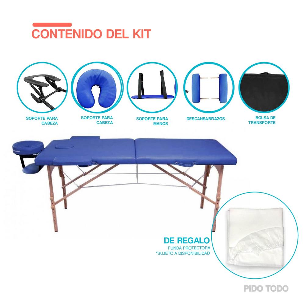 Foto 5 pulgar | Cama X-Pross Cmtt01bkpro Plegable color Azul