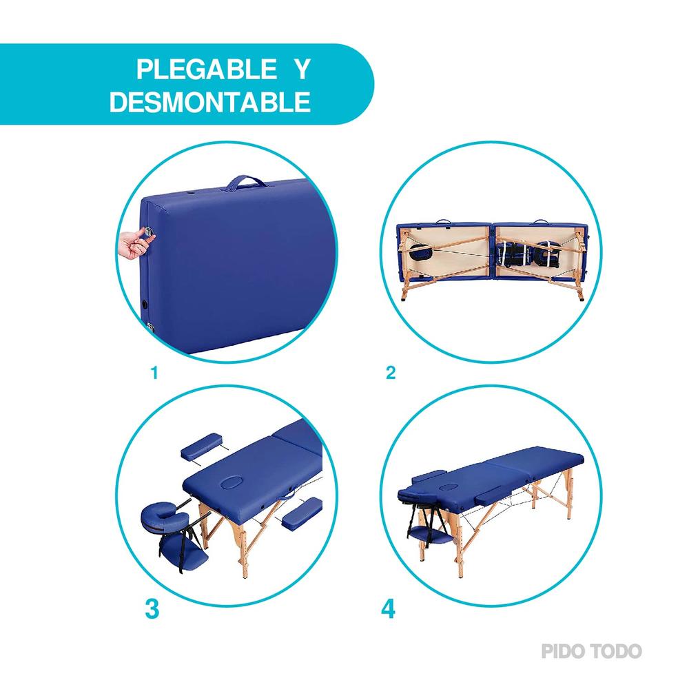 Foto 8 pulgar | Cama X-Pross Cmtt01bkpro Plegable color Azul