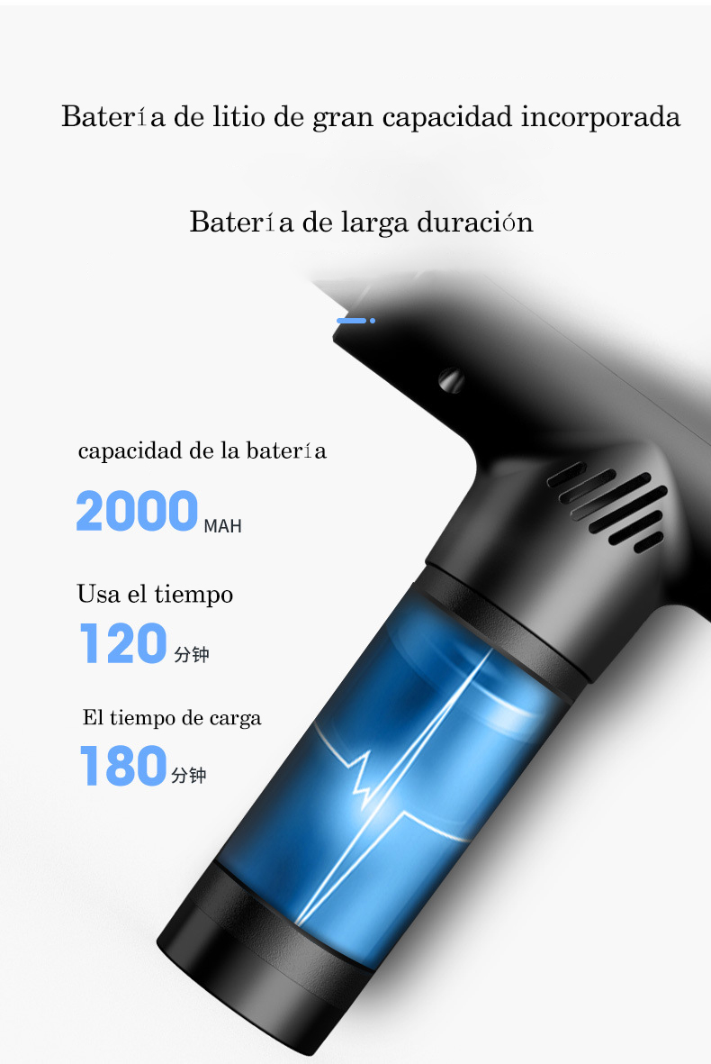 Foto 3 pulgar | Venta Internacional-pistola Masajeadora Muscular, Pistola De Fascia, Percusión D