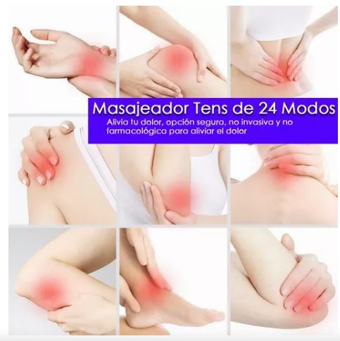 Foto 4 pulgar | Electroestimulador De Pulso Recargable 24 Modos