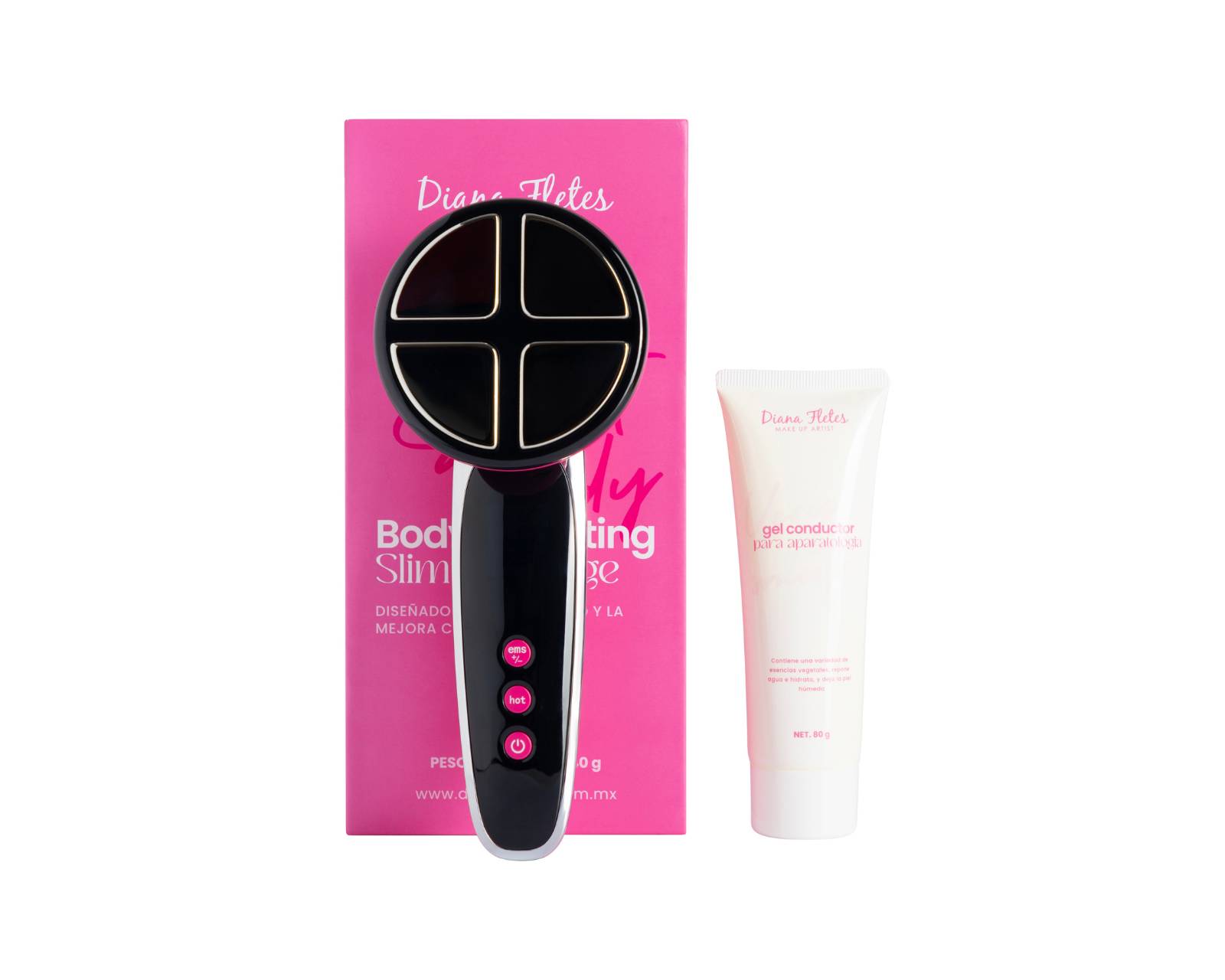 Kit Moldeador Kit-cp03 Diana Fletes Body Sculpting Y Gel Conductor