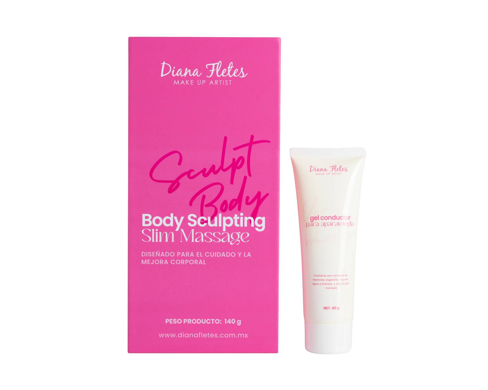 Foto 3 pulgar | Kit Moldeador Kit-cp03 Diana Fletes Body Sculpting Y Gel Conductor
